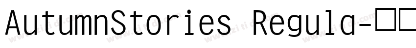 AutumnStories Regula字体转换